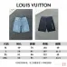 Louis Vuitton SS26 Runway Logo Embroidered Denim Shorts #A67683
