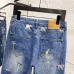 LV x Pharrell Animal Landscape Logo Embroidered Straight‑Leg Jeans #A67674