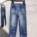 LV x Pharrell Animal Landscape Logo Embroidered Straight‑Leg Jeans #A67674