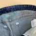 Louis Vuitton 26FW Colorful Letter Logo Embroidered Denim Long Pants #A69607