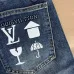 Louis Vuitton 26FW Pocket Printed Logo YKK Zip Denim Long Pants #A69612