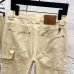 Louis Vuitton Cream Straight‑Fit Cotton Denim Cargo Pants #A67656