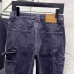 Louis Vuitton Dark Indigo Straight‑Fit Cotton Cargo Denim Pants #A67657