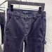Louis Vuitton Dark Indigo Straight‑Fit Cotton Cargo Denim Pants #A67657
