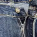 Louis Vuitton Embroidered Pocket Logo Straight Denim Jeans #A69601