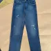 Louis Vuitton Embroidered Pocket Logo Straight Denim Jeans #A69601