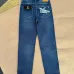 Louis Vuitton Embroidered Pocket Logo Straight Denim Jeans #A69601