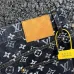 Louis Vuitton FW26 All Over Logo Zip Straight Workwear Denim Jeans #A69605