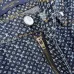 Louis Vuitton FW26 All Over Monogram Zip Straight Workwear Denim Jeans #A69606