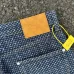 Louis Vuitton FW26 All Over Monogram Zip Straight Workwear Denim Jeans #A69606