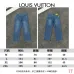 Louis Vuitton FW26 All Over Monogram Zip Straight Workwear Denim Jeans #A69606
