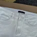 Louis Vuitton Monogram Embroidered White Straight Jeans #A69602