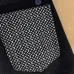 Louis Vuitton Monogram Patch Pocket Dark Straight Denim Jeans #A69603