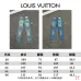 Louis Vuitton SS26 Fall Pocket Art Print Logo YKK Zipper Jeans #A67676