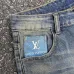 Louis Vuitton SS26 Fall Pocket Art Print Logo YKK Zipper Jeans #A67676