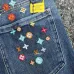 Louis Vuitton SS26 Fall Pocket Art Print Logo YKK Zipper Jeans #A67677