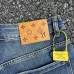 Louis Vuitton SS26 Fall Pocket Art Print Logo YKK Zipper Jeans #A67678