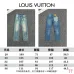 Louis Vuitton SS26 Fall Pocket Art Print Logo YKK Zipper Jeans #A67679