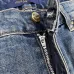 Louis Vuitton SS26 Pocket Hand Logo Embroidered YKK Zip Denim Pants #A69617