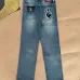Louis Vuitton SS26 Pocket Hand Logo Embroidered YKK Zip Denim Pants #A69617