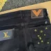 Louis Vuitton SS26 Spring Pocket Embroidered Straight Denim Jeans #A69604