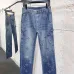 Louis Vuitton Solid Straight‑Leg Cotton Denim Pants #A67673