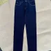 Moncler SS26 Printed Logo Straight Fit Denim Long Pants #A69611