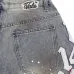 VA Heavy‑Weight Embroidered Washed Denim Jort Shorts #A67699