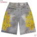 VA Heavy‑Weight Embroidered Washed Denim Jort Shorts #A67699
