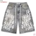VA Heavy‑Weight Embroidered Washed Denim Jort Shorts #A67699