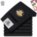 Versace Men's Black Embroidered Medusa Logo Slim Fit Denim Jeans #A67621