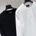 Gucci Patch‑Embroidered Long‑Sleeve T‑Shirt, Black, White #A68186