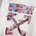 Off-White Cherry Blossom Arrow Sweatshirt Men Floral Graphic Crew Neck Streetwear Pullover #A67433