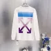 Off-White Gradient Cross Arrow Long Sleeve Tee Men Blue Purple Graphic Crew Neck Streetwear T-Shirt #A67432