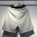 Amiri Script Letter Sweat Shorts Men Camo Lining Elastic Waist Streetwear Casual Shorts #A67430