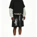 Amiri Script Letter Sweat Shorts Men Camo Lining Elastic Waist Streetwear Casual Shorts #A67430