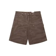 Hellstar Brown Camo Denim Shorts Rugged Utility Meets Street Edge #B54172