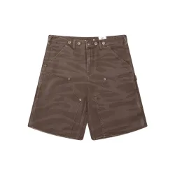 Hellstar Brown Camo Denim Shorts Rugged Utility Meets Street Edge #B54172