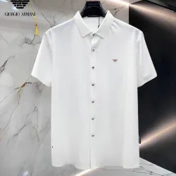 Armani Shirts for Armani Short-sleeved Shirts For Men #B65070