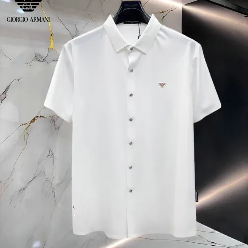 Armani Shirts for Armani Short-sleeved Shirts For Men #B65070