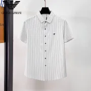 Armani Shirts for Armani short-sleeved Shirts For Men #B61446