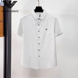 Armani Shirts for Armani short-sleeved Shirts For Men #B61446