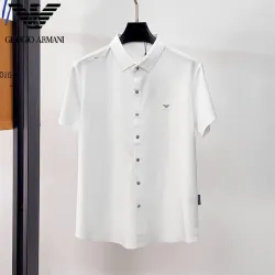 Armani Shirts for Armani short-sleeved Shirts For Men #B61450