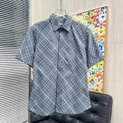 Burberry Shirts for Burberry AAA+ Shorts-Sleeved Shirts for men #B53128