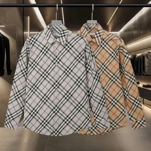 Burberry Shirts for Burberry Men's AAA+ Burberry Long-Sleeved Shirts #B49687