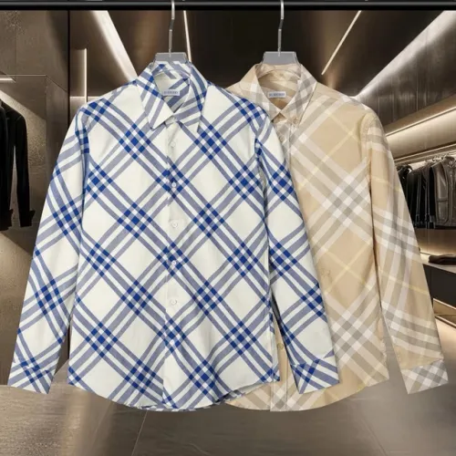 Burberry Shirts for Burberry Men's AAA+ Burberry Long-Sleeved Shirts #B49688