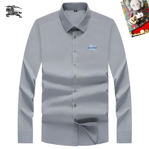 Burberry Shirts for Men's Burberry Long-Sleeved Shirts #B57801
