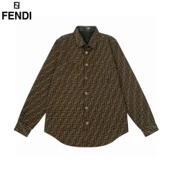 Fendi Shirts for Fendi Long-Sleeved Shirts for men #B49692