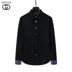 Gucci shirts for Gucci long-sleeved shirts for men #9999928504