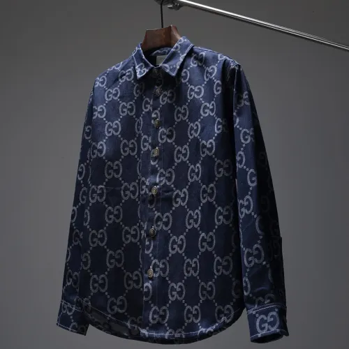 Gucci shirts for Gucci long-sleeved shirts for men #A69141